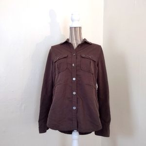 Obey Propaganda Army Green We Dream Alone Shirt Jacket w Drawstring Waist Size S